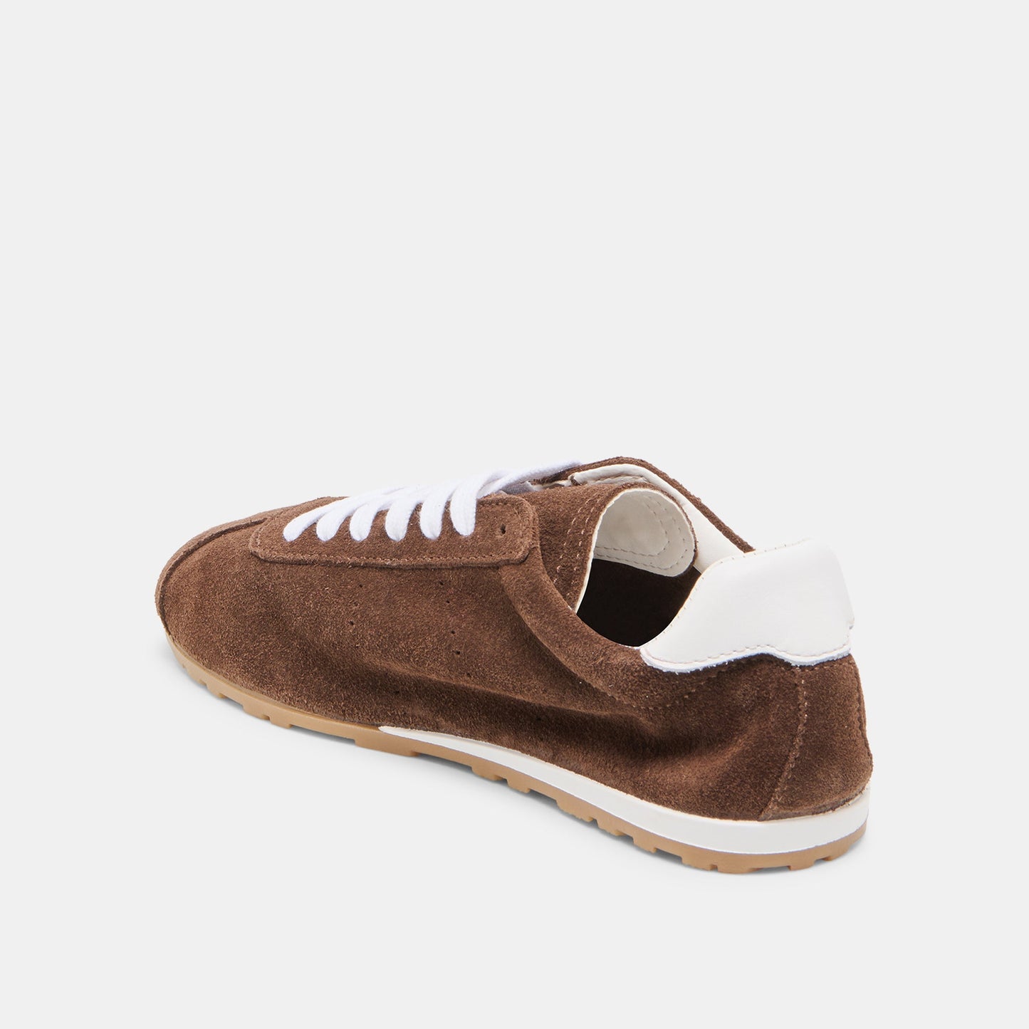 Serina Dk Brown Suede Sneakers Dolce Vita