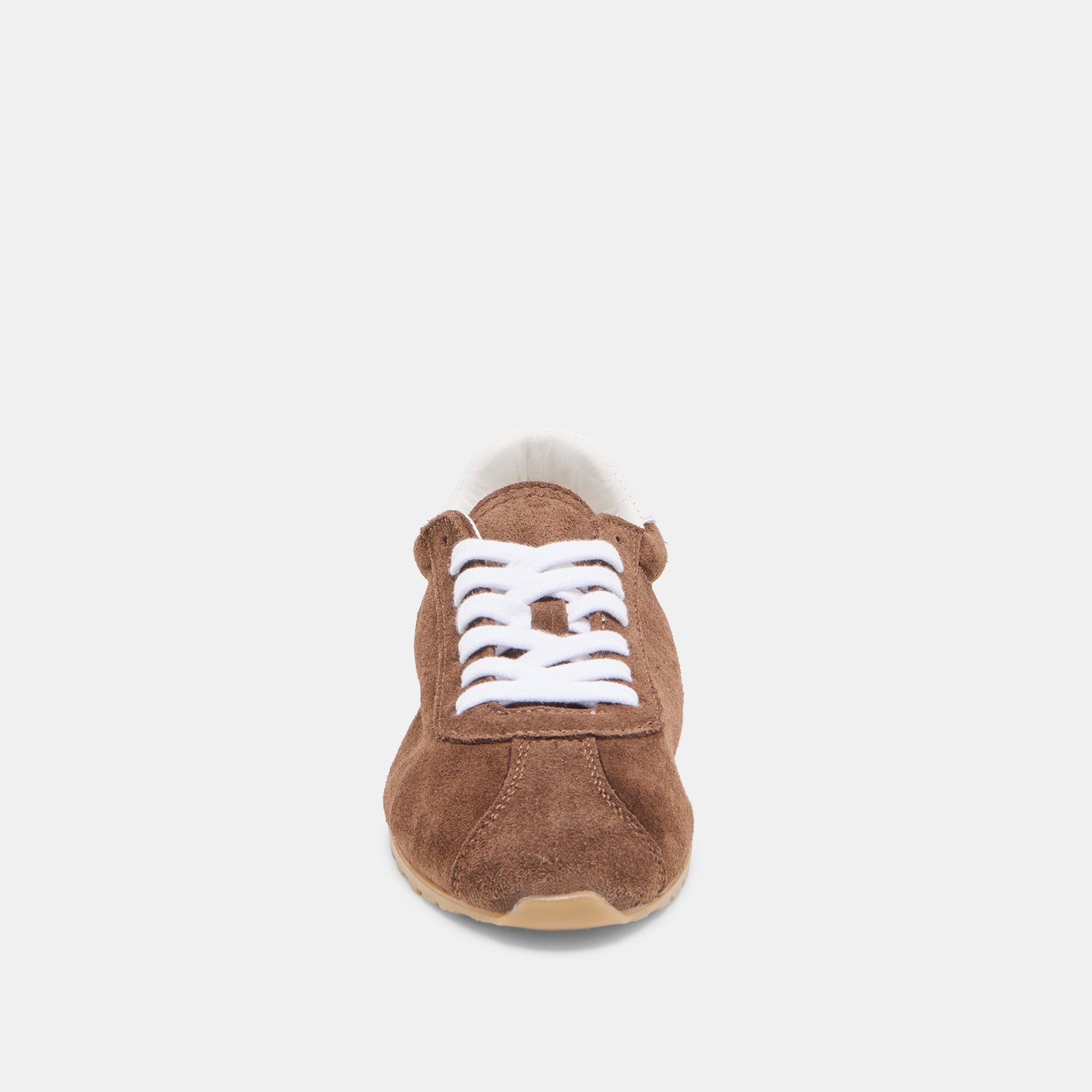 Serina Dk Brown Suede Sneakers Dolce Vita