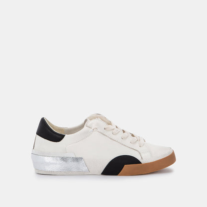ZINA SNEAKERS WHITE BLACK LEATHER Dolce Vita