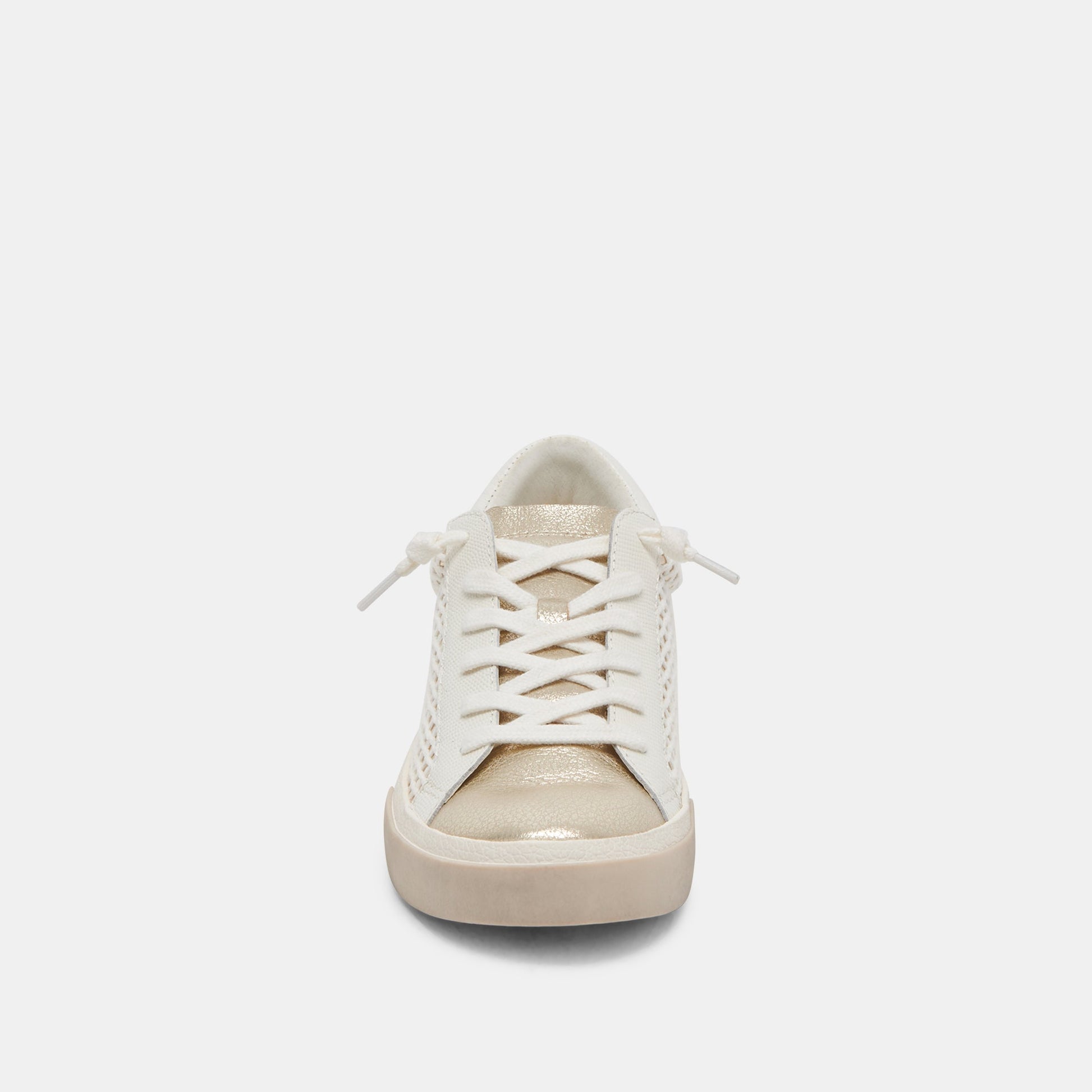 ZINA SNEAKERS BONE GOLD WOVEN Dolce Vita