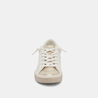 ZINA SNEAKERS BONE GOLD WOVEN Dolce Vita