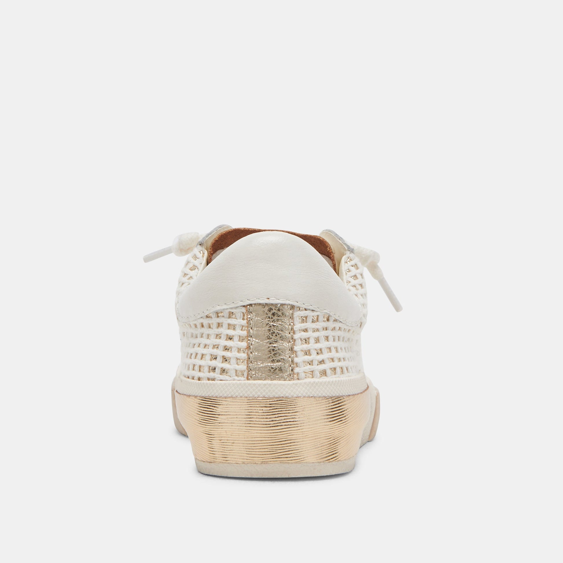 ZINA SNEAKERS BONE GOLD WOVEN Dolce Vita
