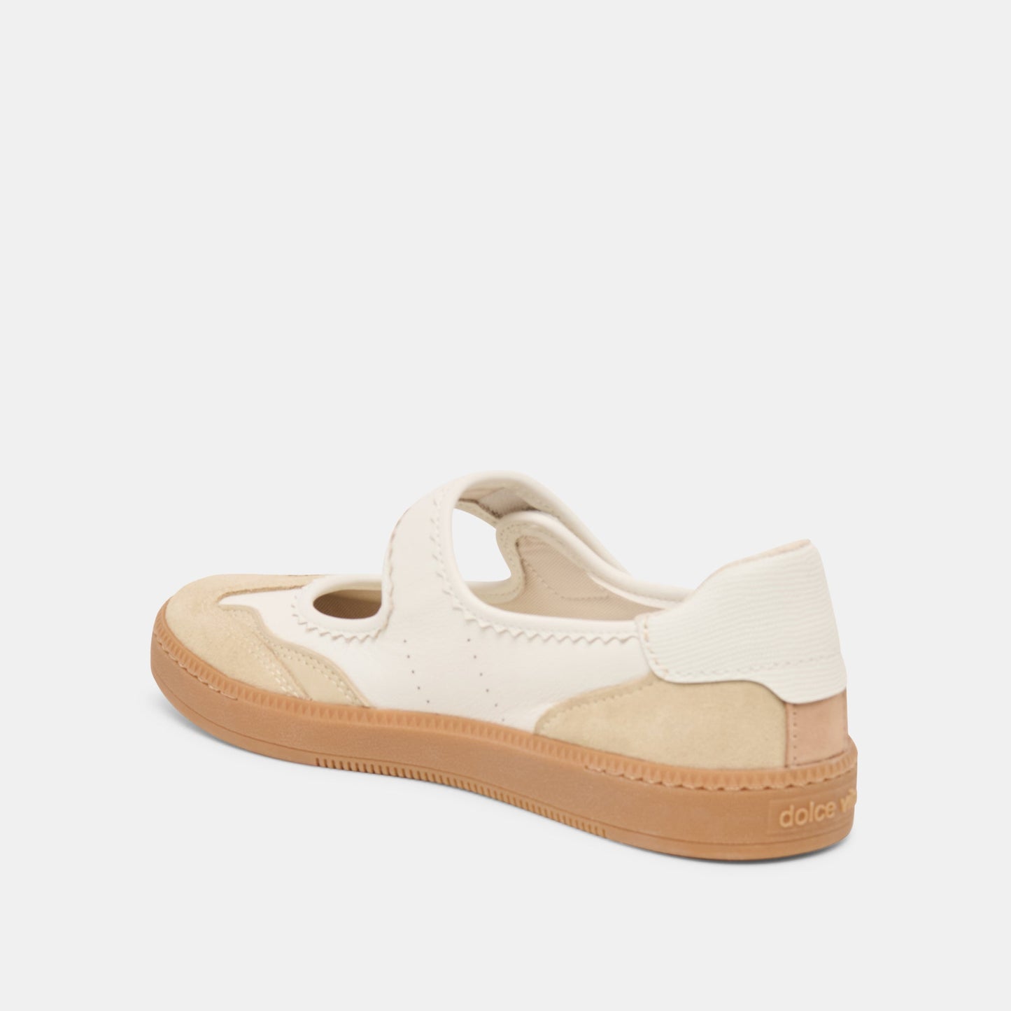 Nanet Ivory Multi Leather Sneakers Dolce Vita