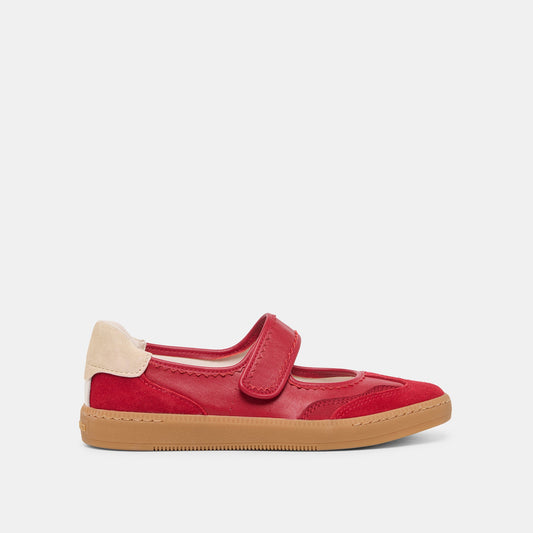 Nanet Crimson Leather Sneakers Dolce Vita