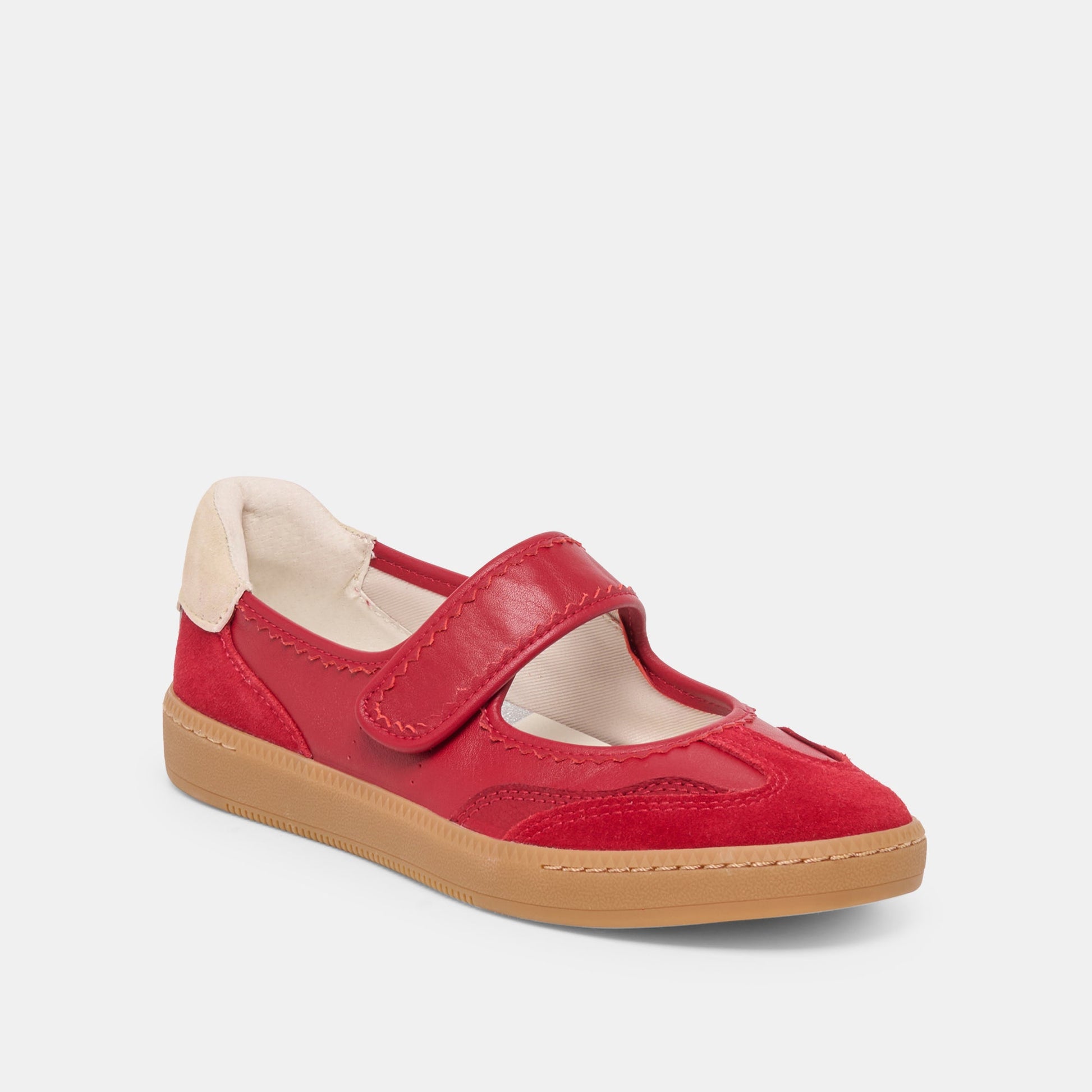 Nanet Crimson Leather Sneakers Dolce Vita