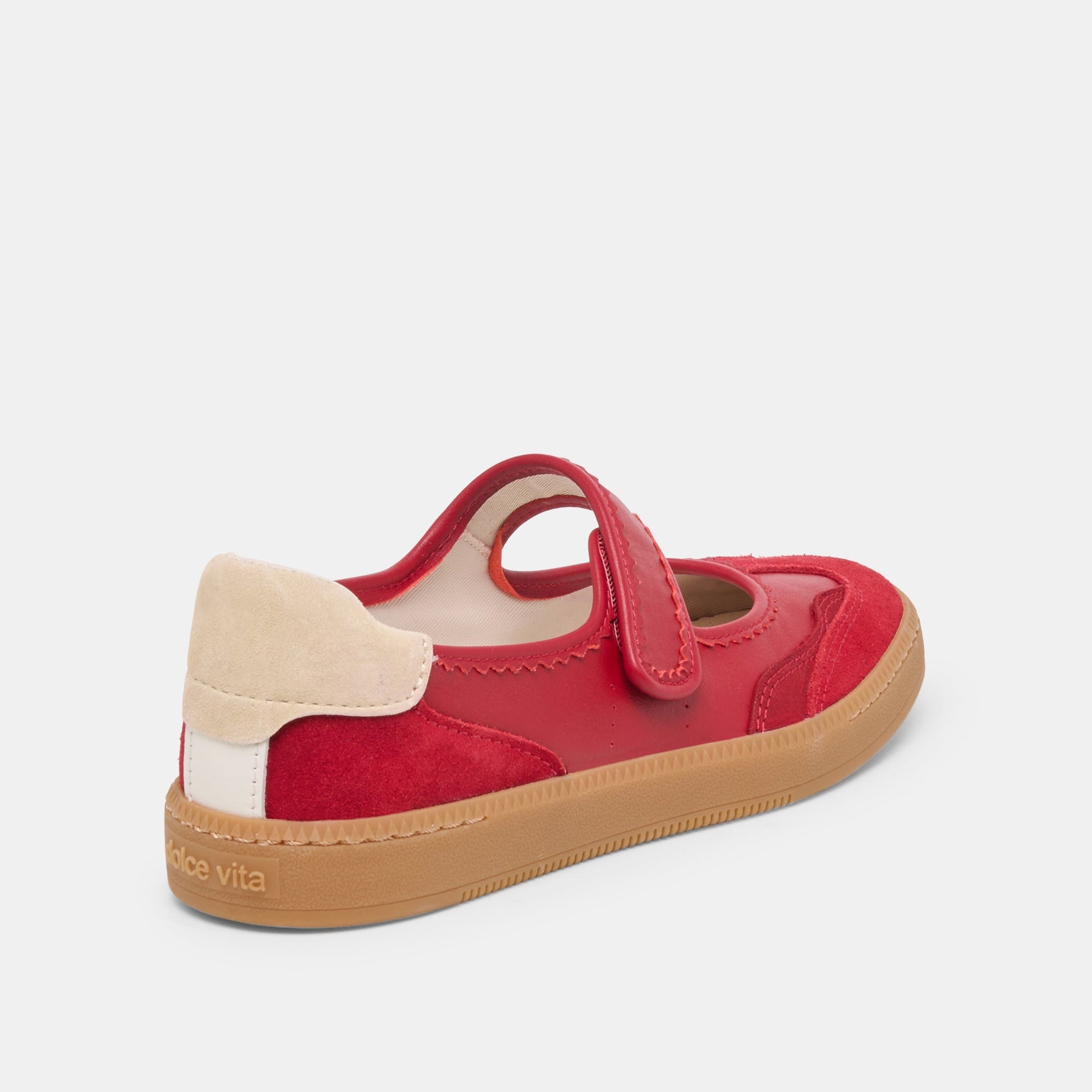 Nanet Crimson Leather Sneakers Dolce Vita