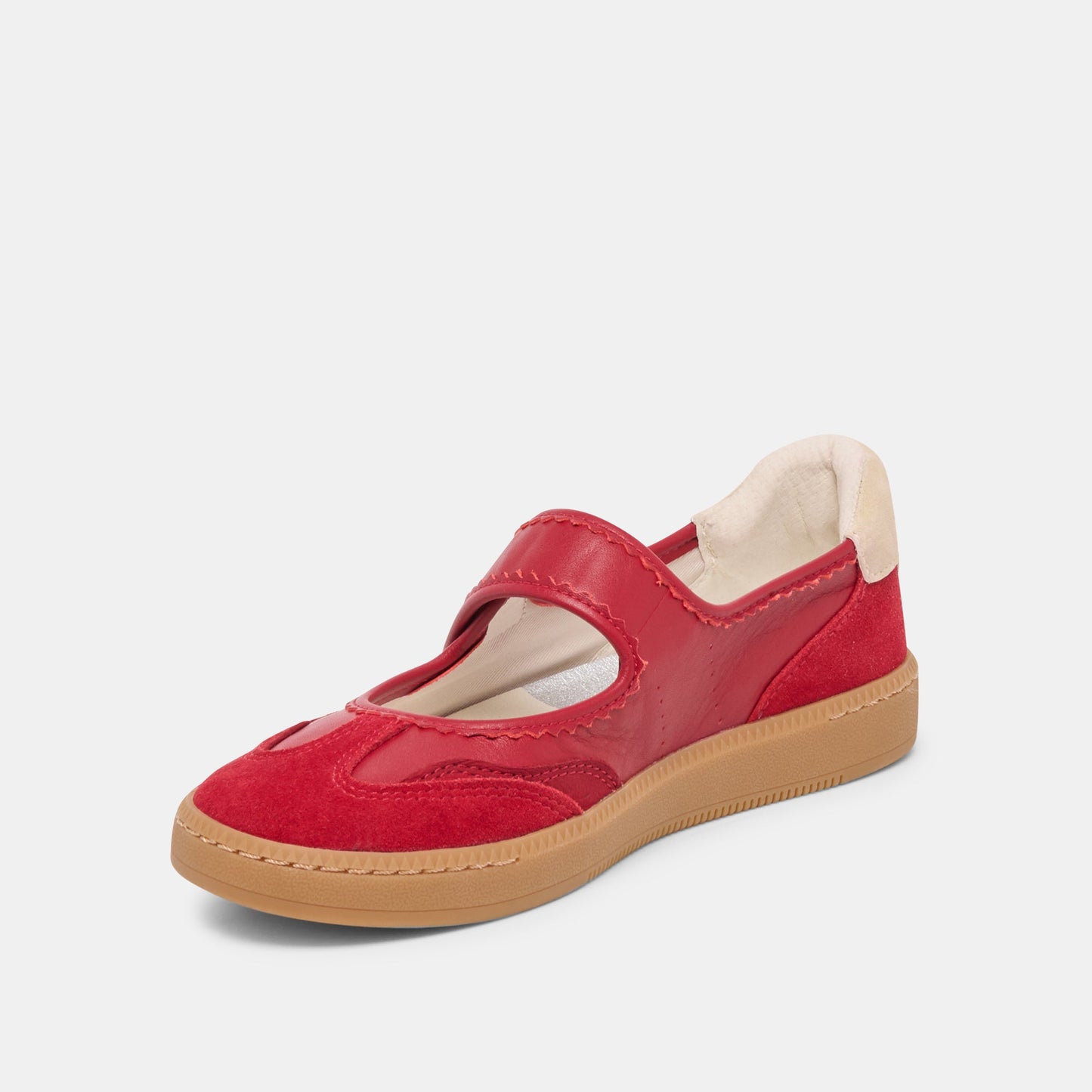 Nanet Crimson Leather Sneakers Dolce Vita