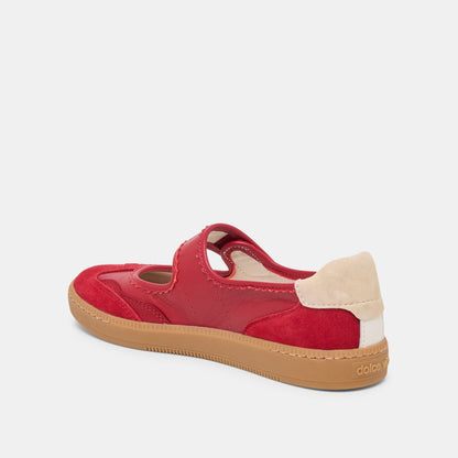Nanet Crimson Leather Sneakers Dolce Vita