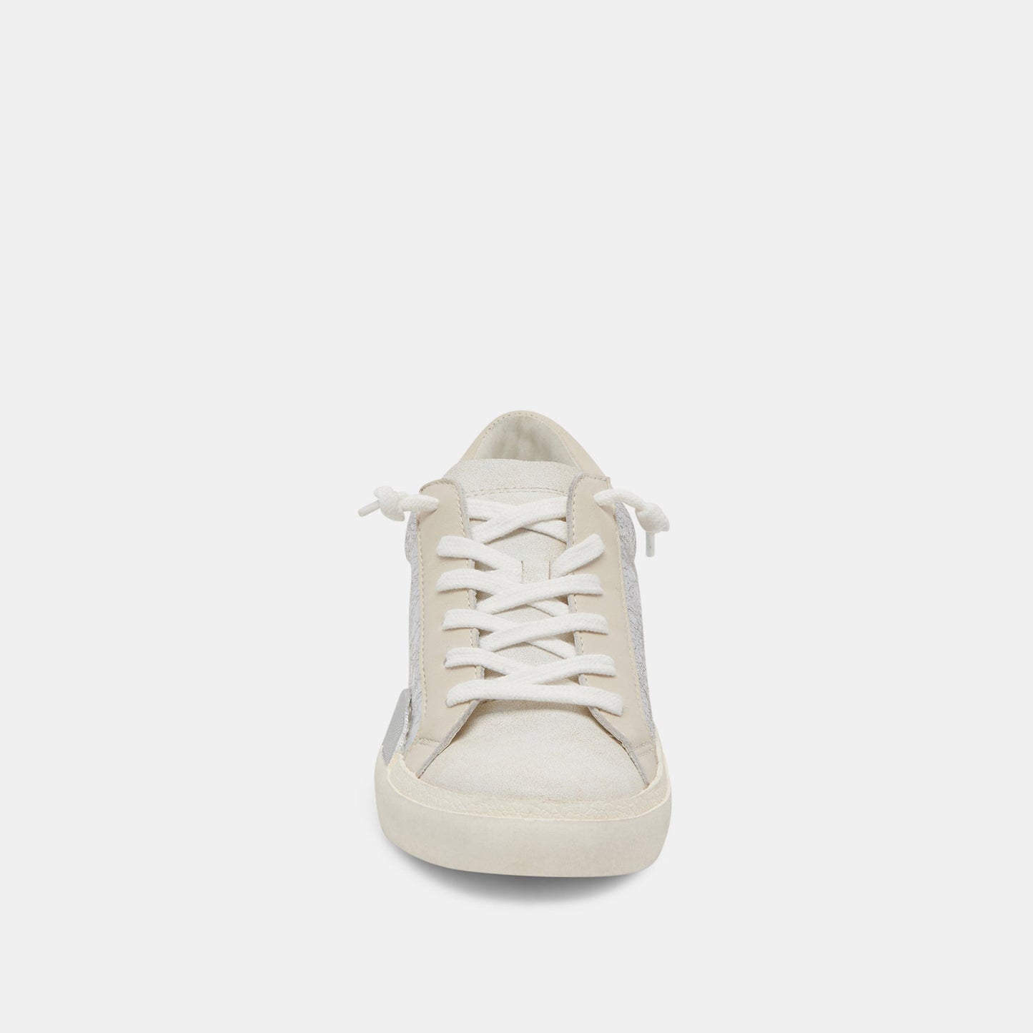 Zina Sneakers Chrome Distressed Leather Dolce Vita