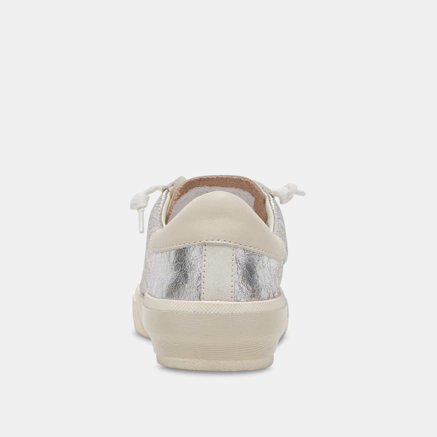 Zina Sneakers Chrome Distressed Leather Dolce Vita
