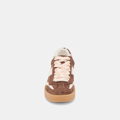 Notice Chocolate Corduroy Sneakers Dolce Vita