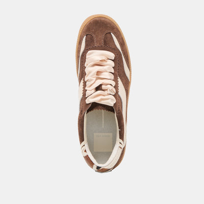 Notice Chocolate Corduroy Sneakers Dolce Vita