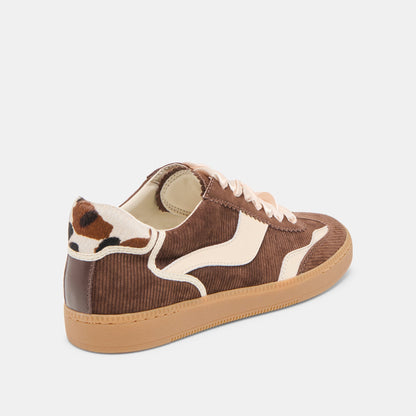Notice Chocolate Corduroy Sneakers Dolce Vita
