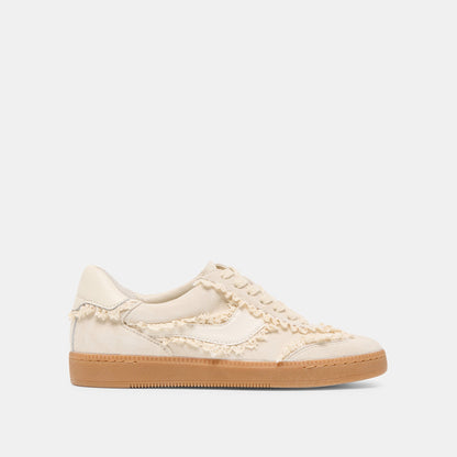 Notice Lace Ivory Suede Sneakers Dolce Vita