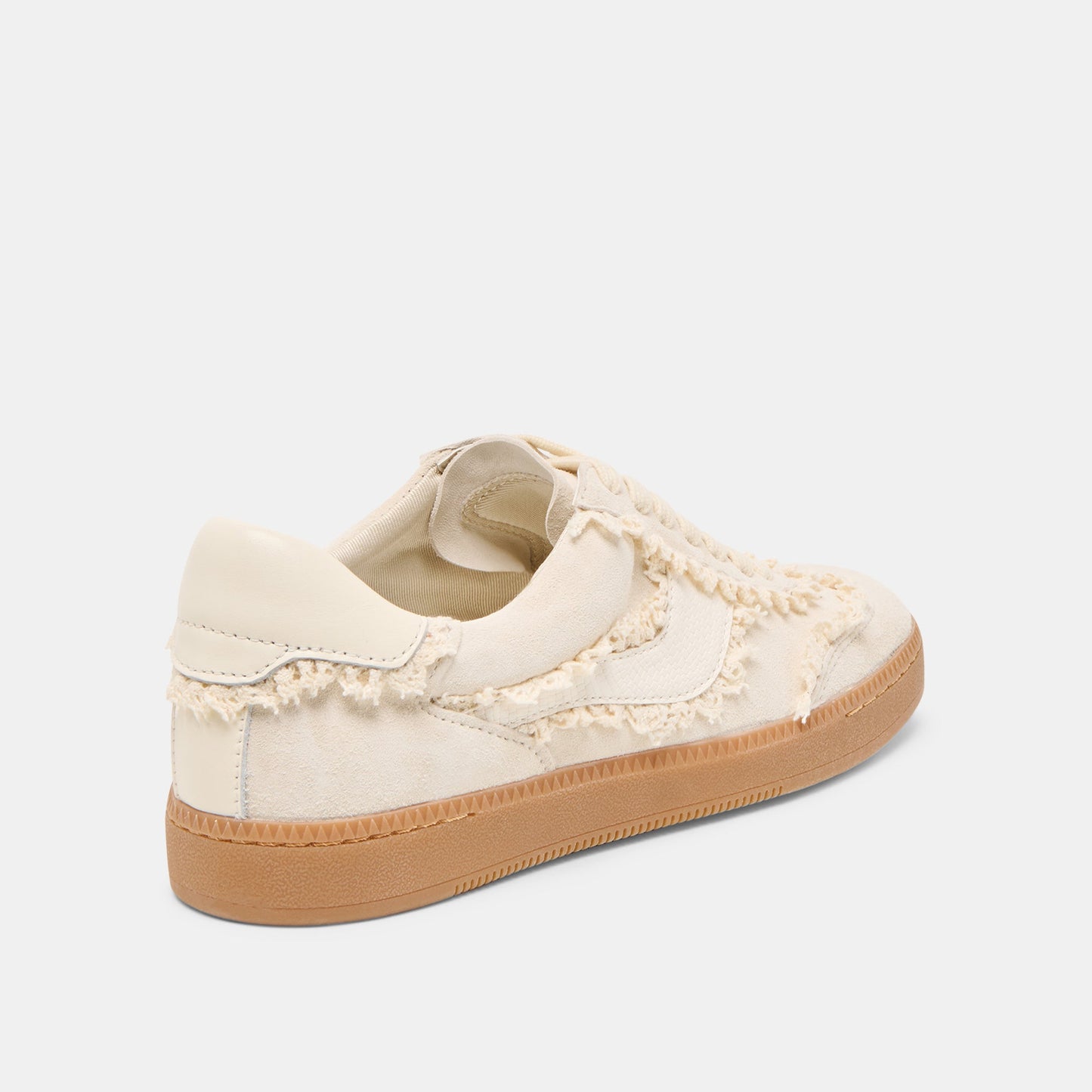 Notice Lace Ivory Suede Sneakers Dolce Vita
