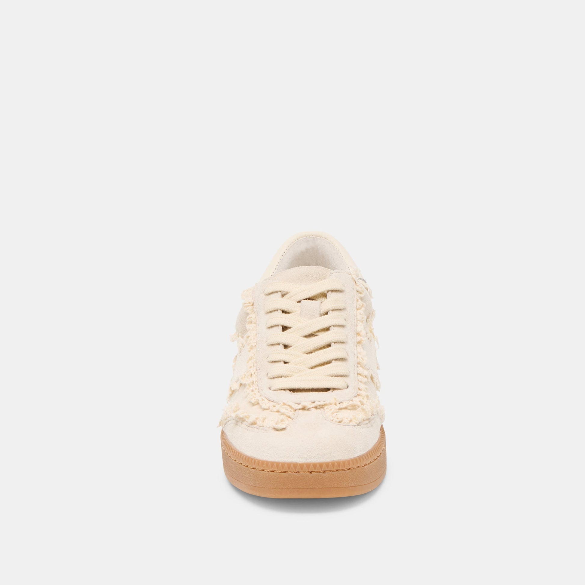 Notice Lace Ivory Suede Sneakers Dolce Vita