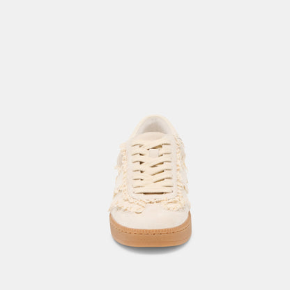 Notice Lace Ivory Suede Sneakers Dolce Vita