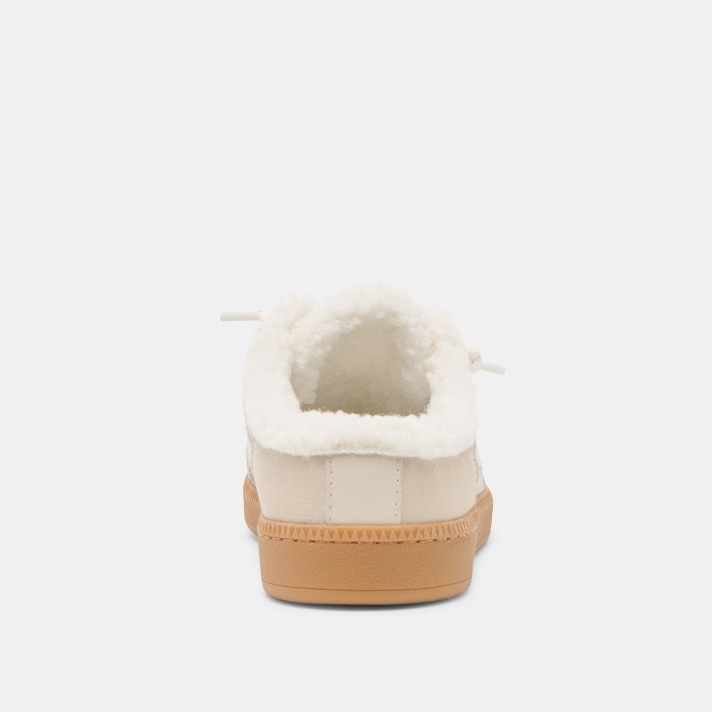 Notice Slide Plush Off White Crackled Leather Sneakers Dolce Vita