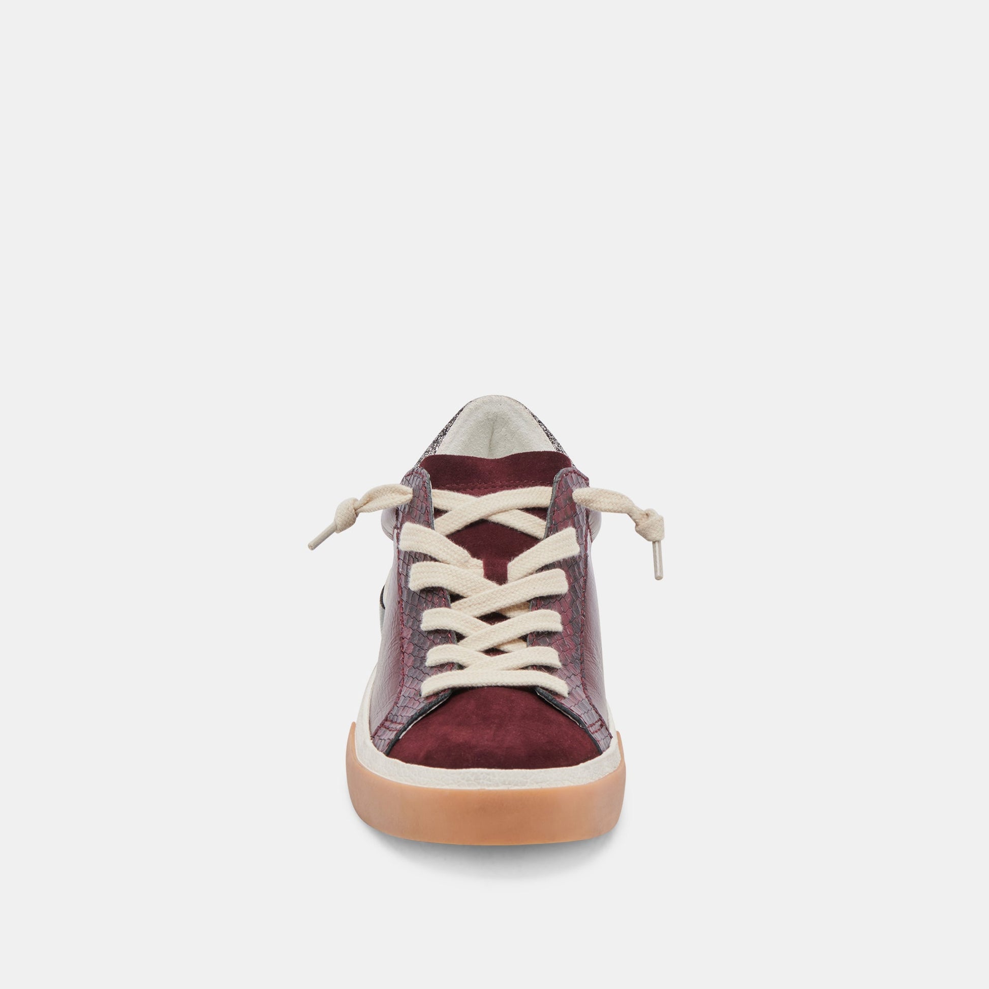 ZINA SNEAKERS BURGUNDY CRINKLE PATENT Dolce Vita