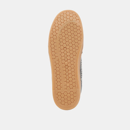 NOTICE STITCH SNEAKERS NOIR CROCO EMBOSSED LEATHER Dolce Vita