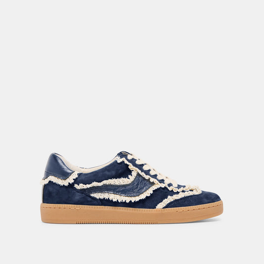 Notice Lace Navy Suede Sneakers Dolce Vita