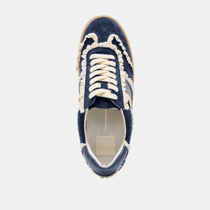 Notice Lace Navy Suede Sneakers Dolce Vita