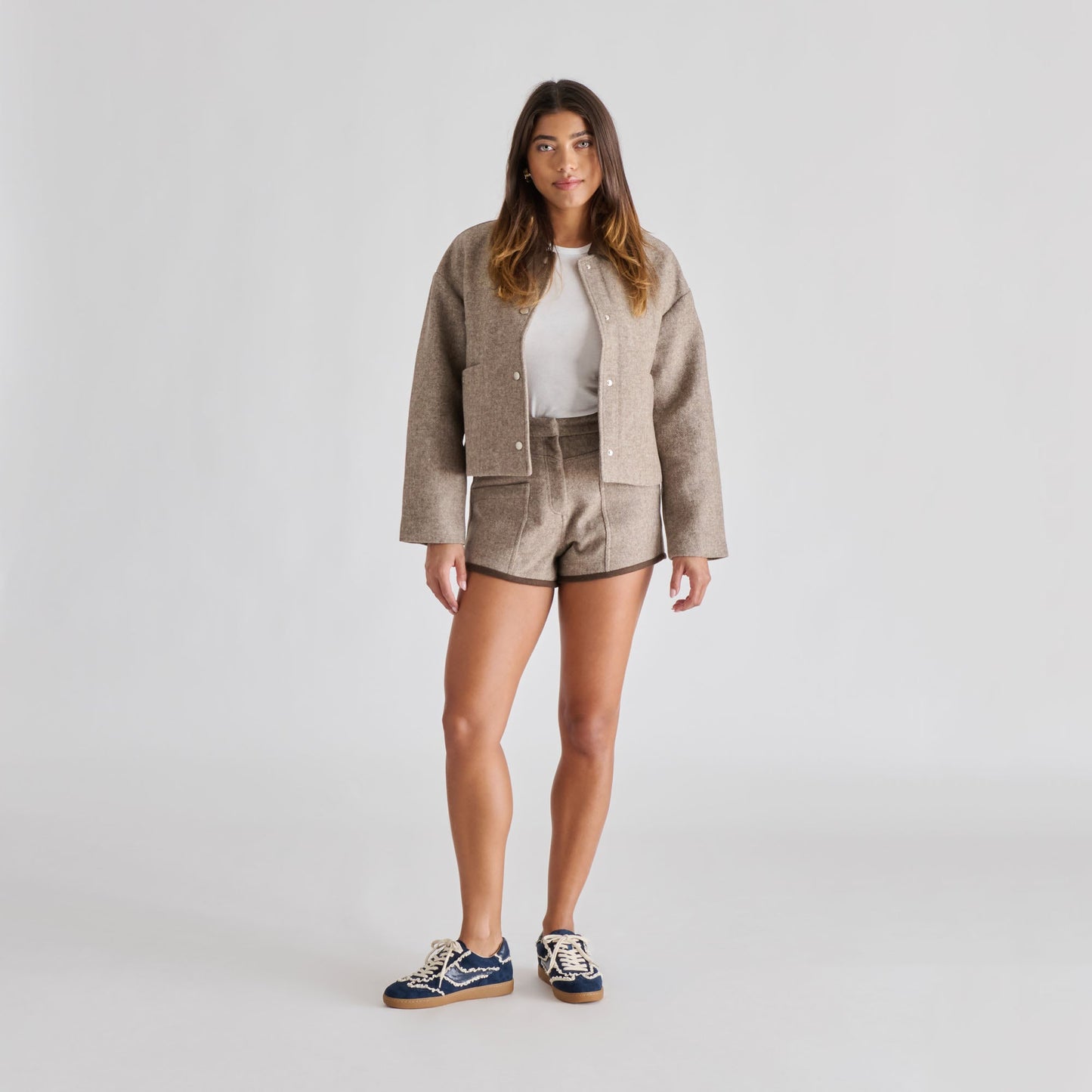 Notice Lace Navy Suede Sneakers Dolce Vita
