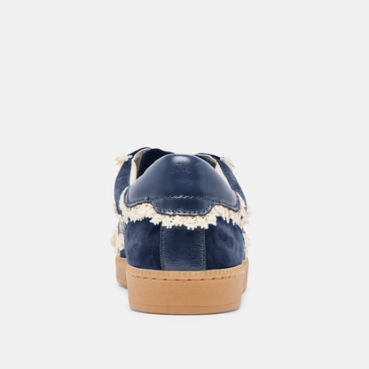 Notice Lace Navy Suede Sneakers Dolce Vita