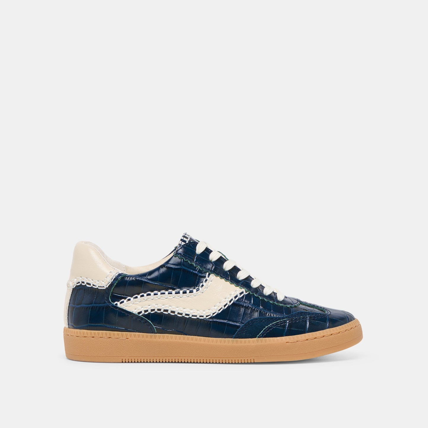 NOTICE STITCH SNEAKERS INK CROCO EMBOSSED LEATHER Dolce Vita