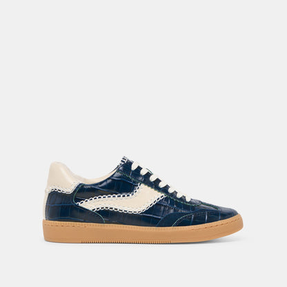 NOTICE STITCH SNEAKERS INK CROCO EMBOSSED LEATHER Dolce Vita