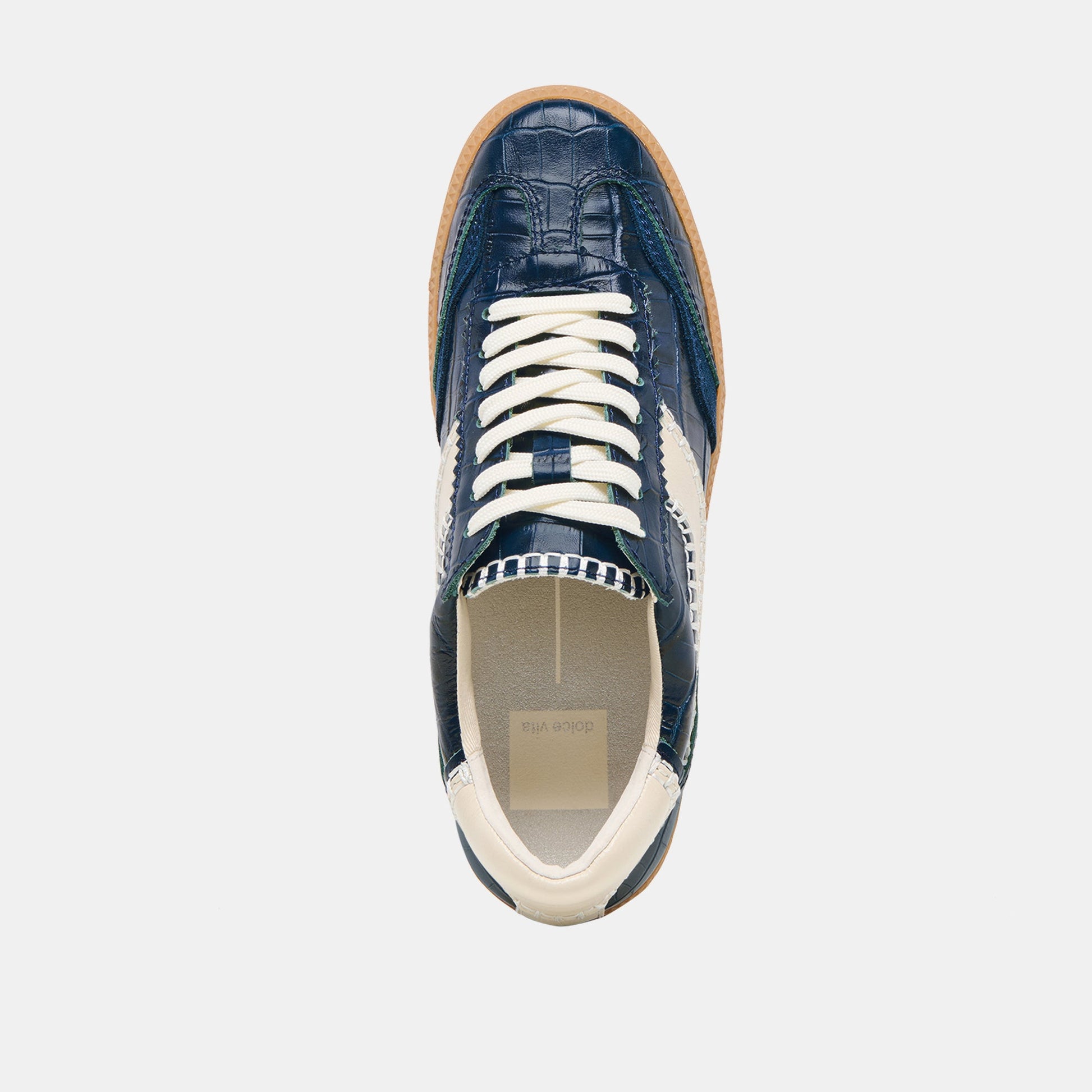 NOTICE STITCH SNEAKERS INK CROCO EMBOSSED LEATHER Dolce Vita