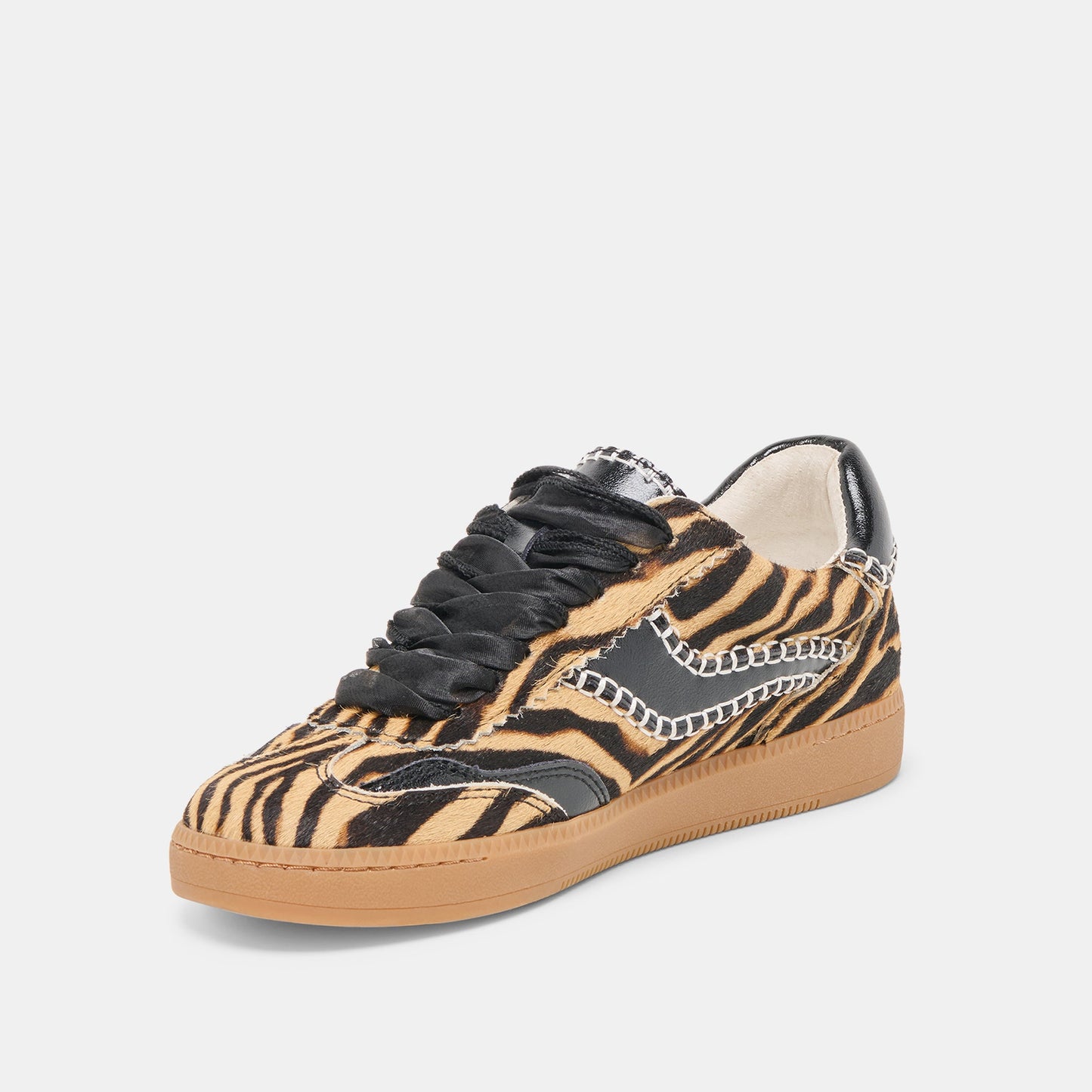 Notice Stitch Tiger Calf Hair Sneakers Dolce Vita
