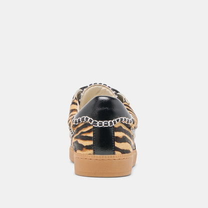 Notice Stitch Tiger Calf Hair Sneakers Dolce Vita