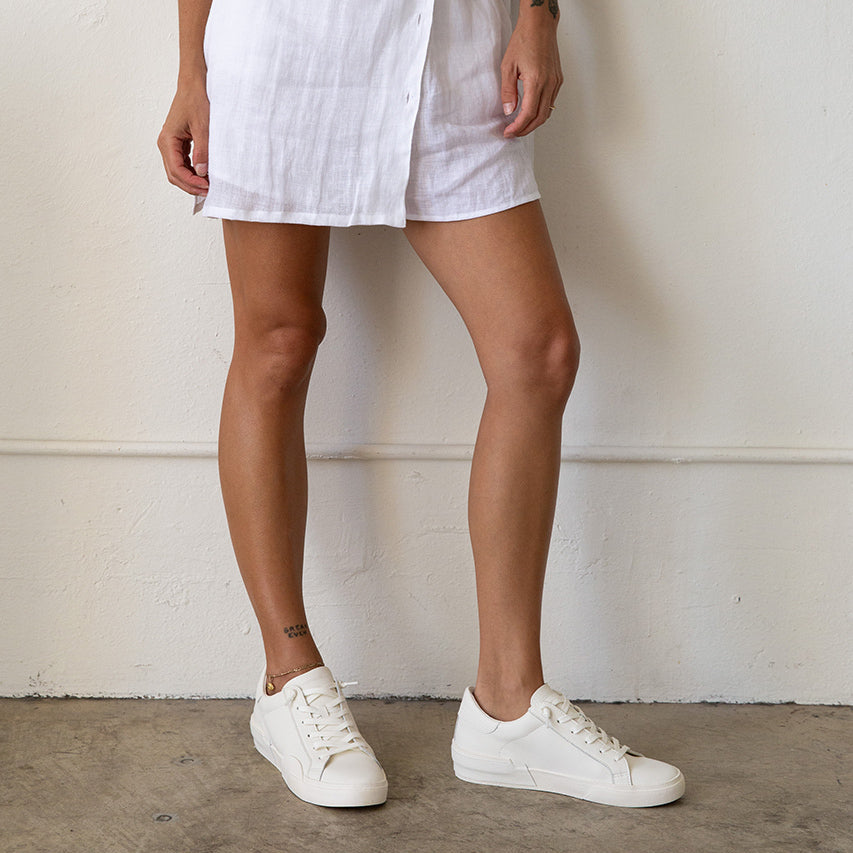 Zina 306 Sneakers White Recycled Leather Dolce Vita