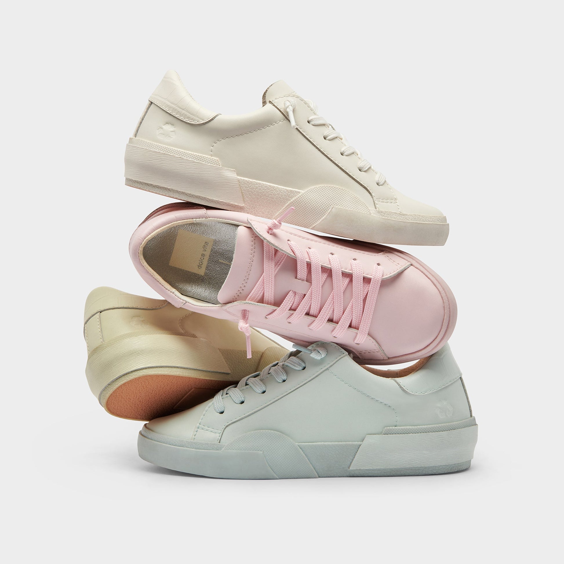 Zina 306 Sneakers White Recycled Leather Dolce Vita