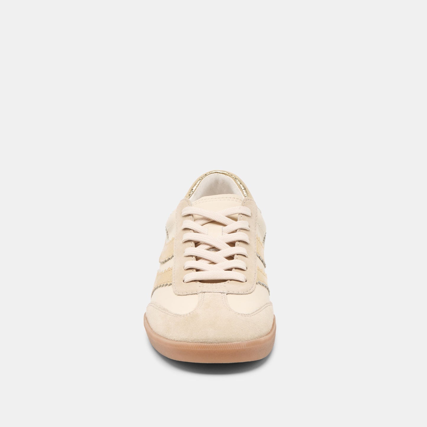 Merit White Gold Leather Sneakers Dolce Vita