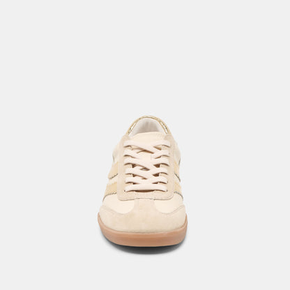Merit White Gold Leather Sneakers Dolce Vita