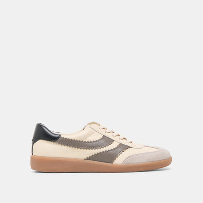 Merit White Grey Leather Sneakers Dolce Vita