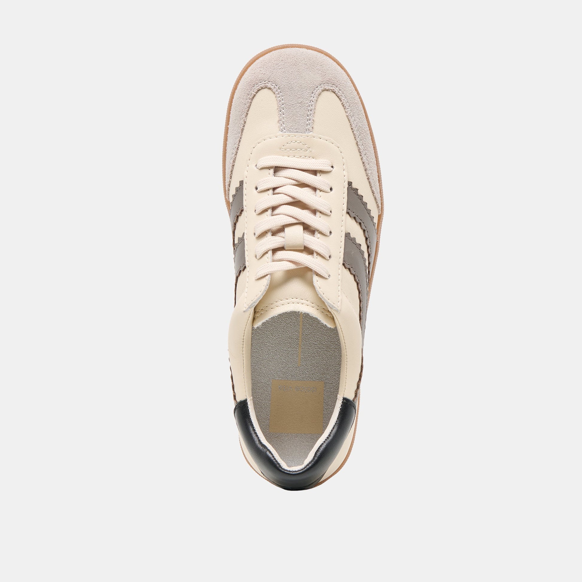 Merit White Grey Leather Sneakers Dolce Vita