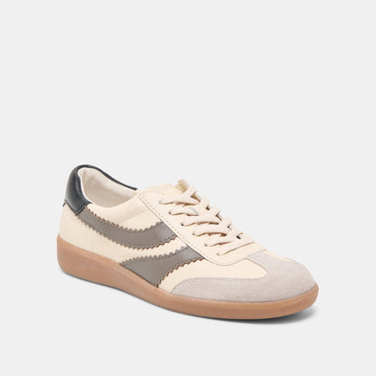 Merit White Grey Leather Sneakers Dolce Vita