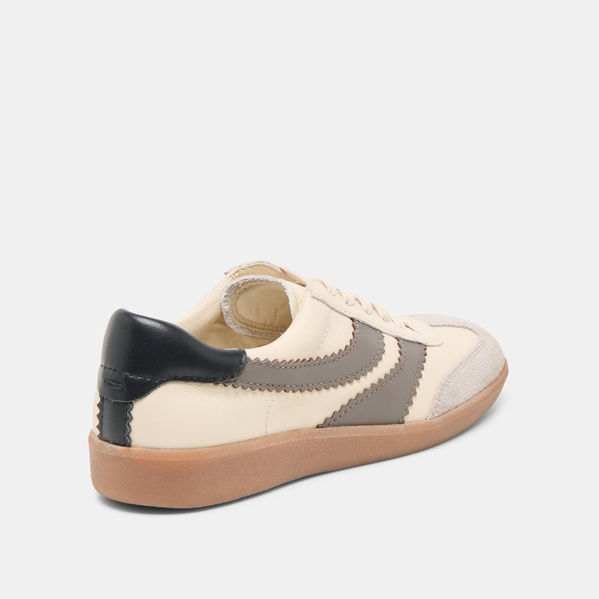 Merit White Grey Leather Sneakers Dolce Vita
