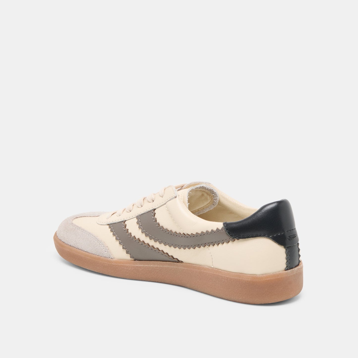 Merit White Grey Leather Sneakers Dolce Vita