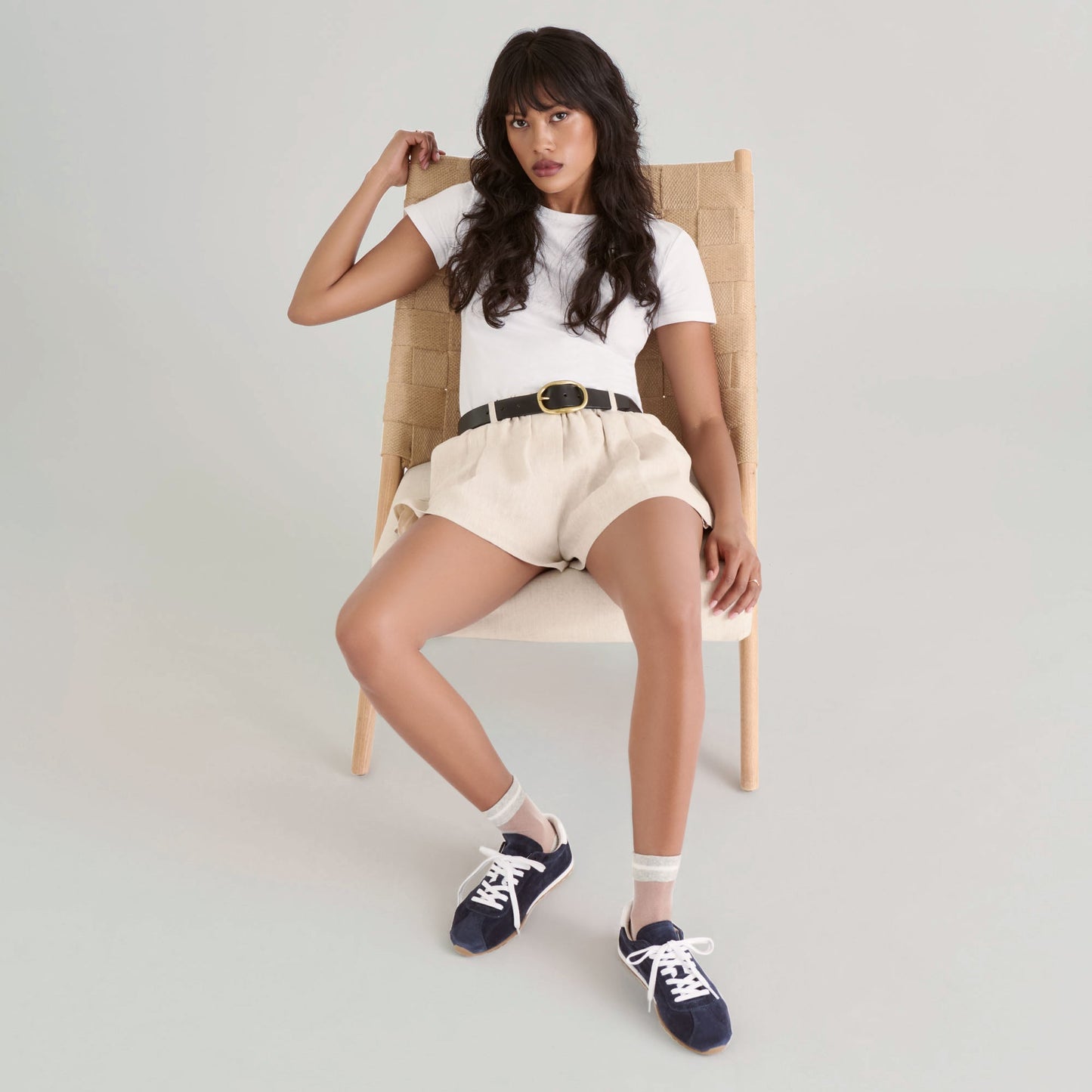Serina Navy Suede Sneakers Dolce Vita