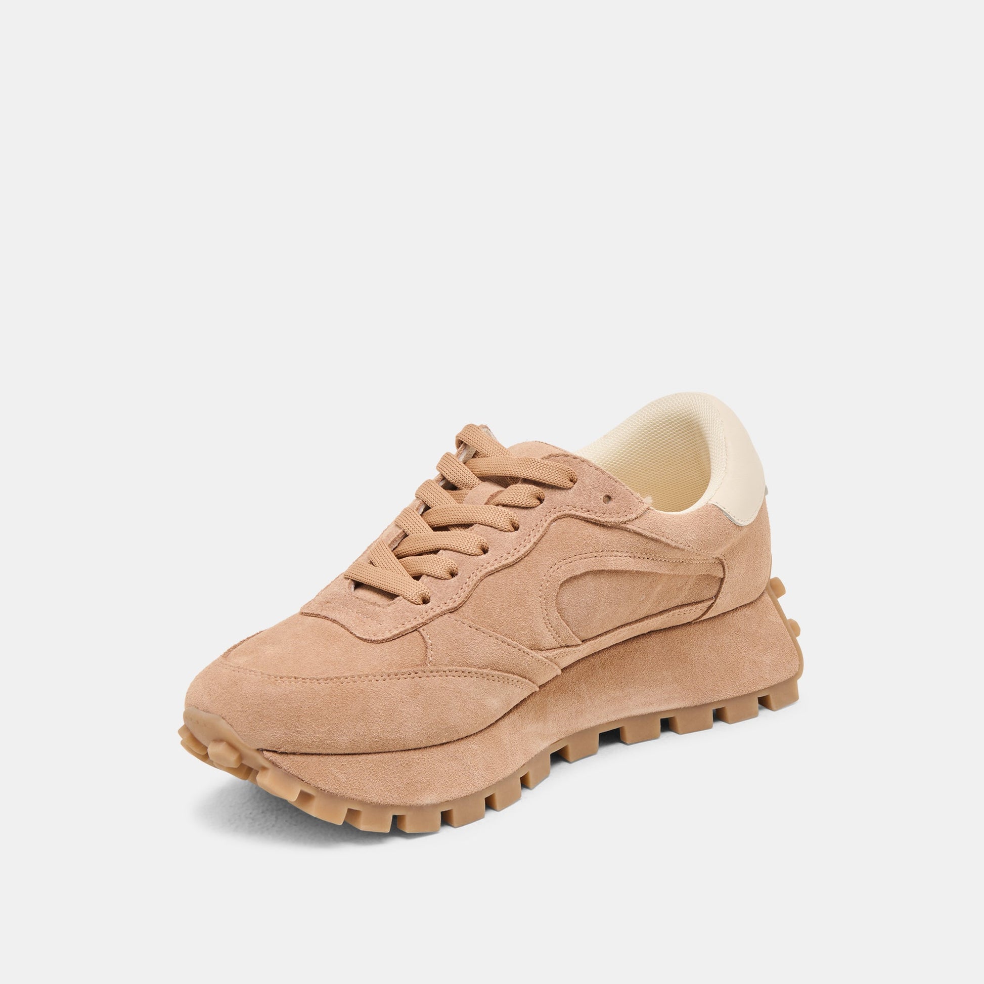 Tricia Toffee Suede Sneakers Dolce Vita