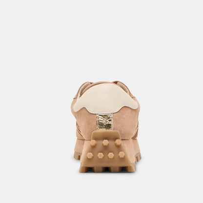Tricia Toffee Suede Sneakers Dolce Vita