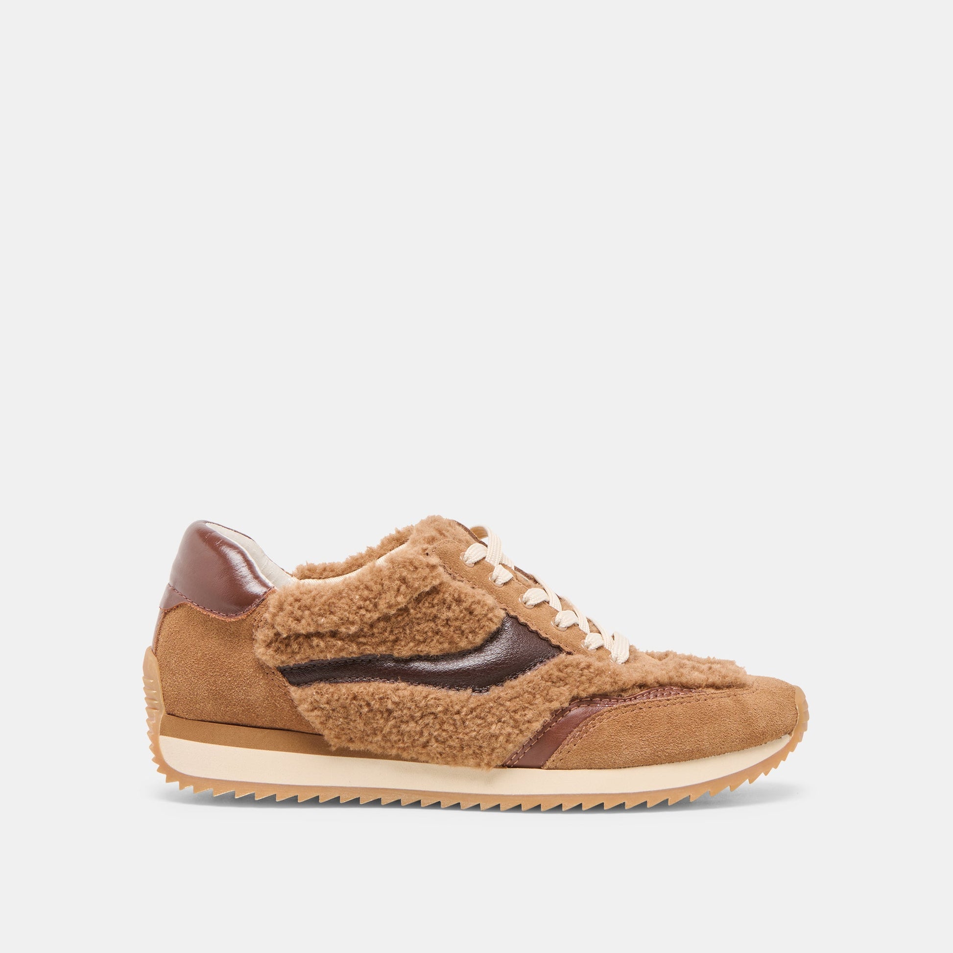 B.NTCD Plush Brown Plush Sneakers Dolce Vita