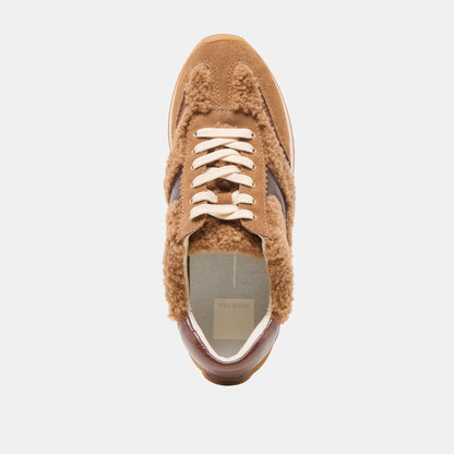B.NTCD Plush Brown Plush Sneakers Dolce Vita