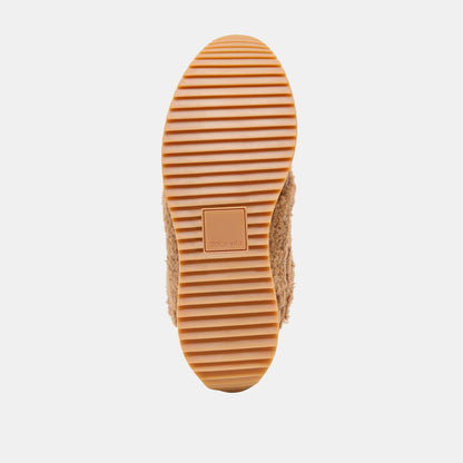 B.NTCD Plush Brown Plush Sneakers Dolce Vita