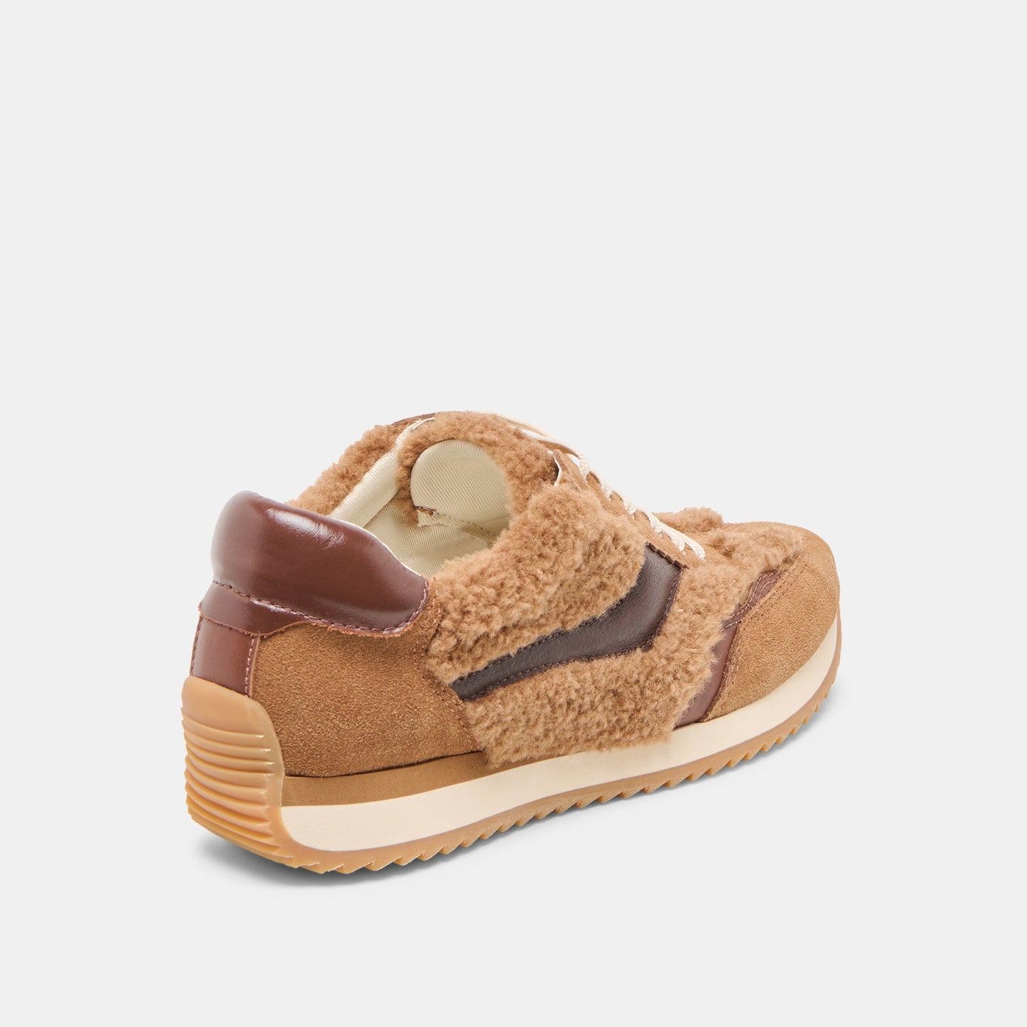 B.NTCD Plush Brown Plush Sneakers Dolce Vita