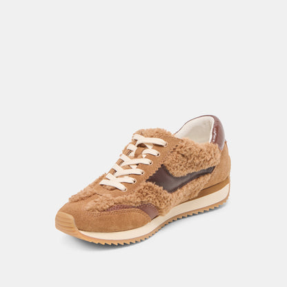 B.NTCD Plush Brown Plush Sneakers Dolce Vita